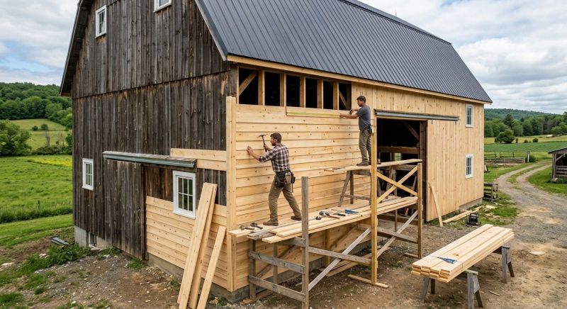 Barn Siding Installation in Bailey, CO