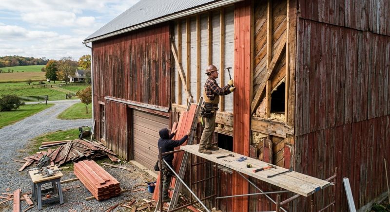 Barn Siding Replacement in Adams County, CO