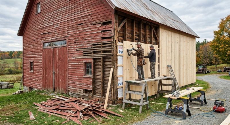 Barn Siding Replacement in Bailey, CO