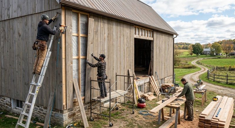 Barn Siding Replacement in Morrison, CO