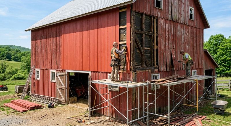 Barn Siding Replacement in Sedalia, CO
