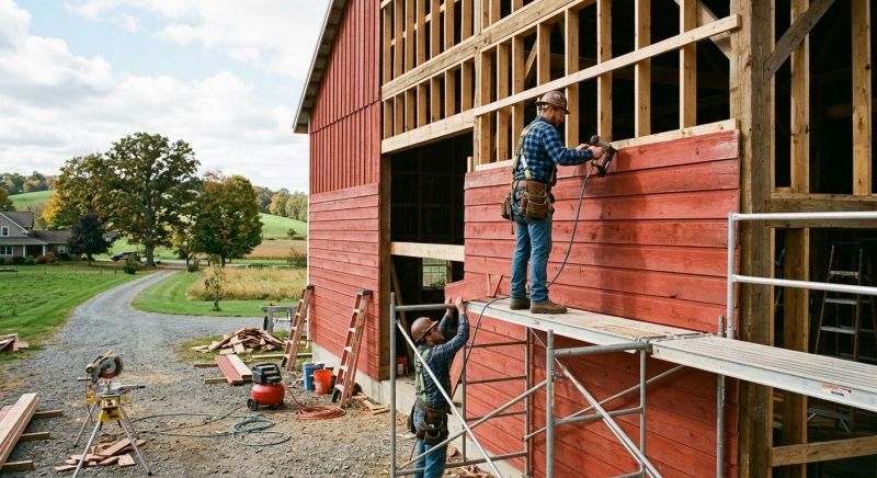 Barn Siding Replacement in Sedalia, CO