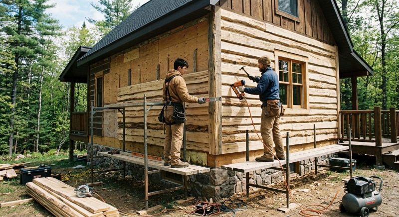 Cabin Siding Installation in Jefferson County, CO