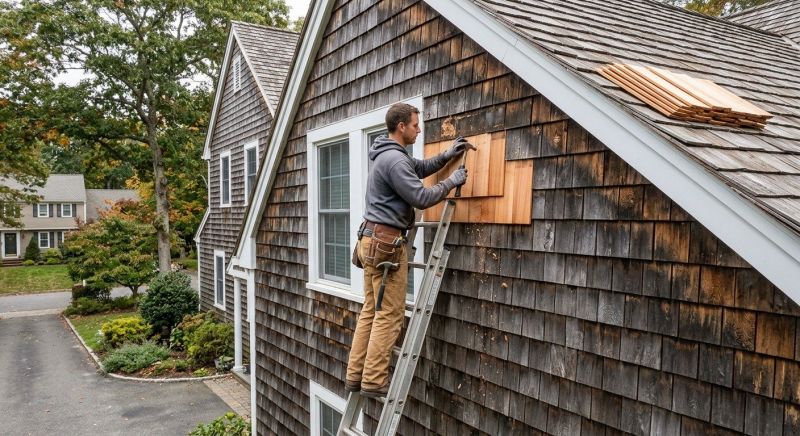 Cedar Shake Siding Repair in Golden, CO