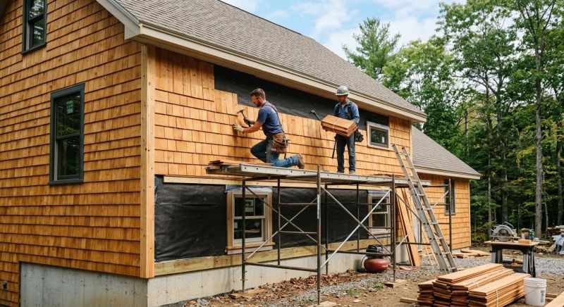 Cedar Siding Installation in Conifer, CO