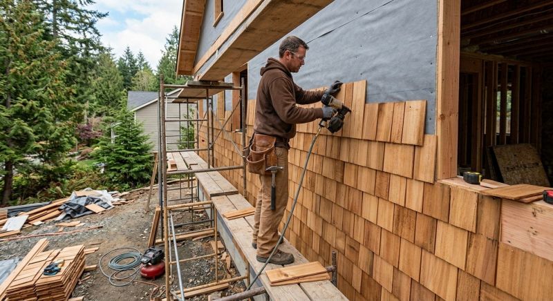 Cedar Siding Installation in Denver, CO