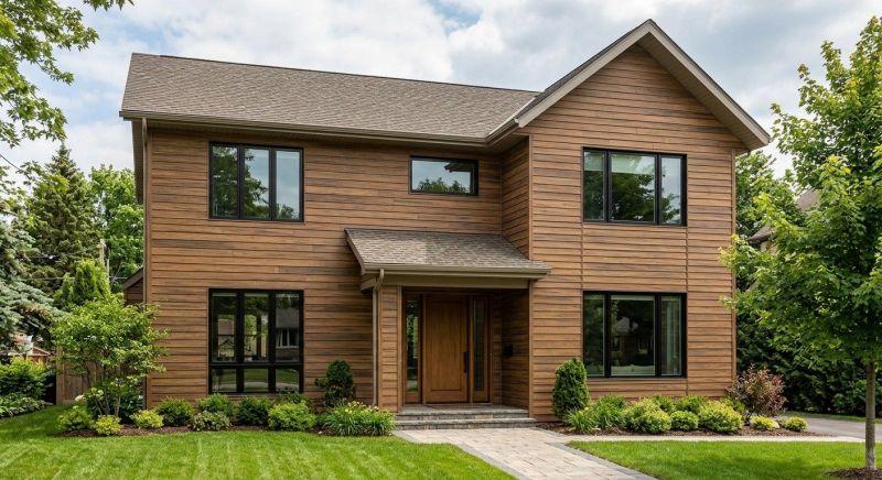 Faux Wood Siding Installation in Englewood, CO