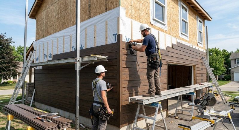 Faux Wood Siding Installation in Littleton, CO