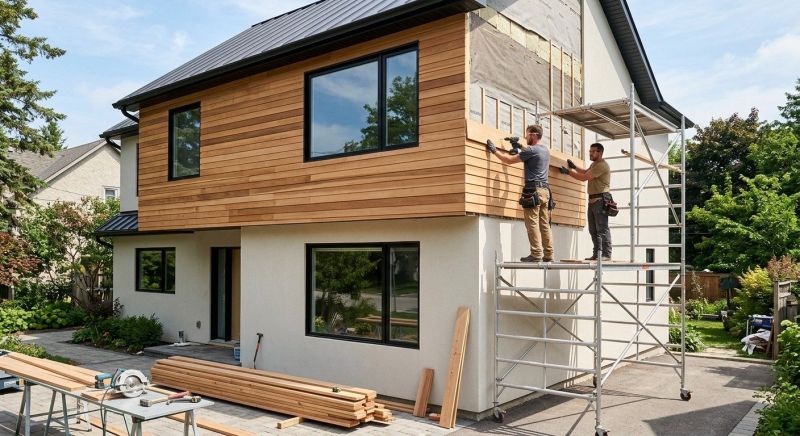 Faux Wood Siding Installation in Littleton, CO