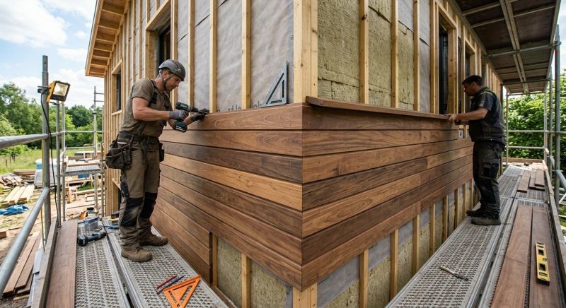 Hardwood Cladding Installation in Jefferson County, CO