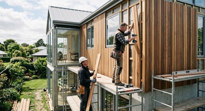 Hardwood Cladding Installation in Jefferson County, CO