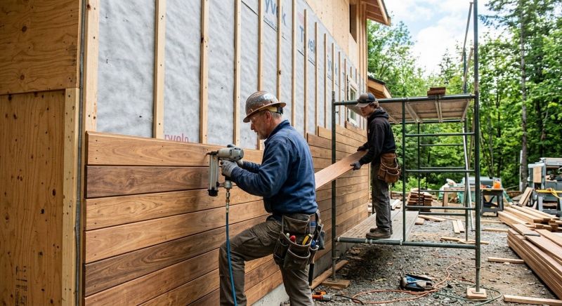 Hardwood Siding Installation in Bailey, CO