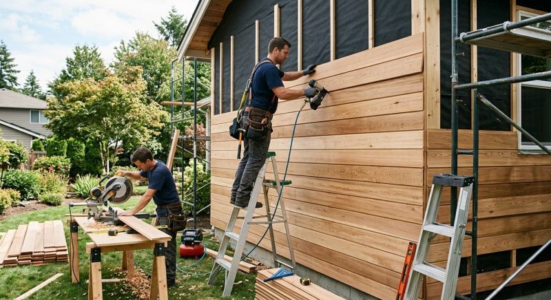 Hardwood Siding Installation in Littleton, CO
