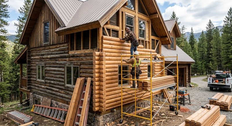 Log Siding Installation in Castle Rock, CO