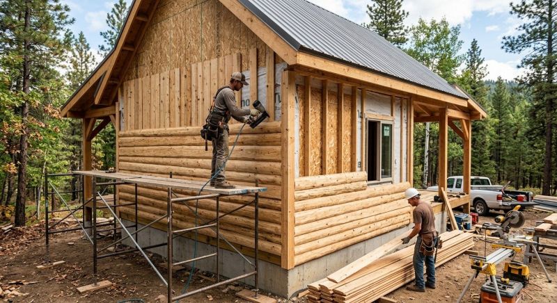 Log Siding Installation in Littleton, CO