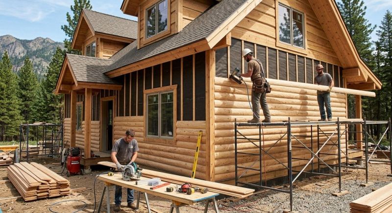 Log Siding Installation in Westminster, CO
