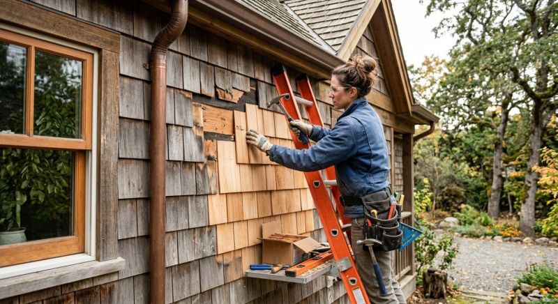Shake Siding Repair in Englewood, CO