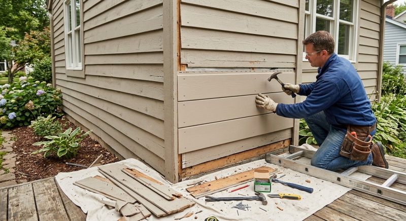 Shiplap Siding Repair in Douglas County, CO