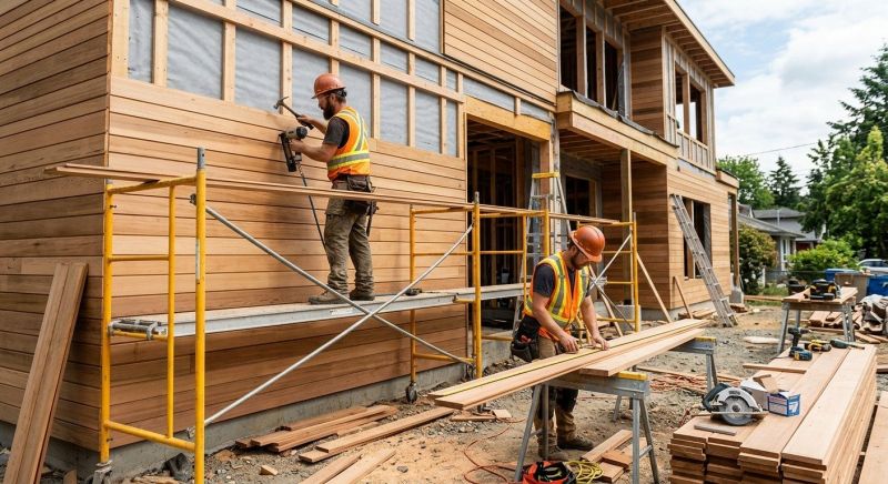 Wood Cladding Installation in Aurora, CO