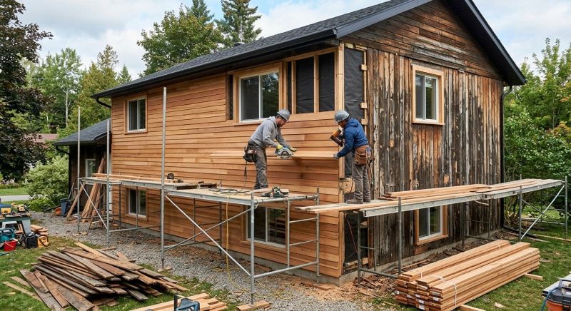 Wood Cladding Installation in Aurora, CO