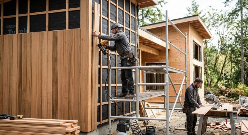 Wood Cladding Installation in Bailey, CO