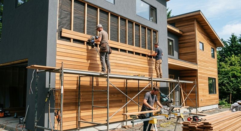 Wood Cladding Installation in Denver County, CO